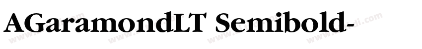 AGaramondLT Semibold字体转换